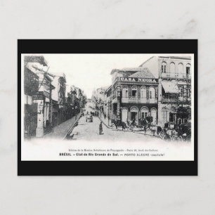 Ancienne carte postale - Porto Alegre, Brésil