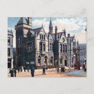 Ancienne carte postale - Poste, Halifax, Yorkshire