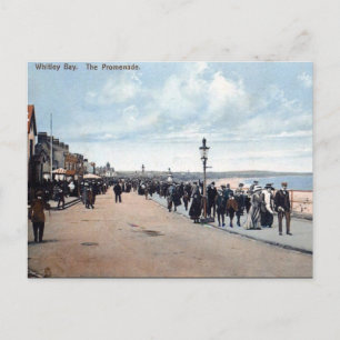 Ancienne Carte Postale - Promenade, Whitley Bay