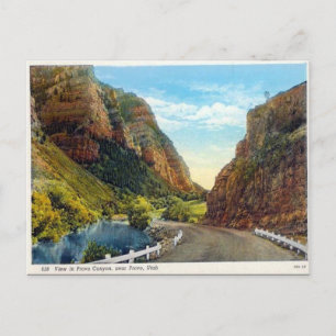 Ancienne carte postale - Provo Canyon, Utah