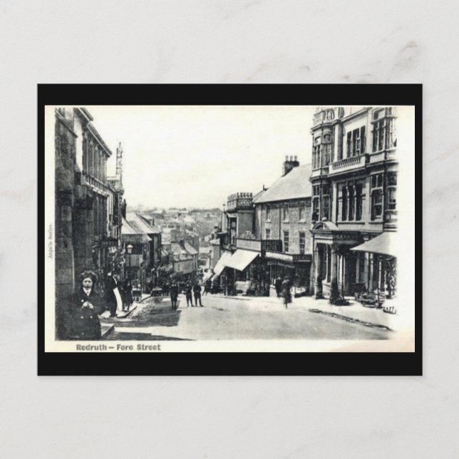 Ancienne carte postale - Redruth, Cornwall (Devant)