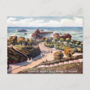 Ancienne carte postale - Rocher de la Vierge, Biar