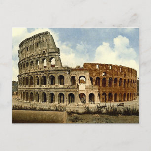 Ancienne carte postale, Rome, le Colisée