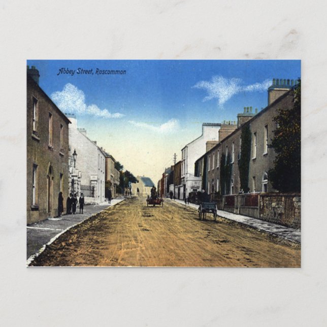 Ancienne carte postale - Roscommon, Irlande (Devant)