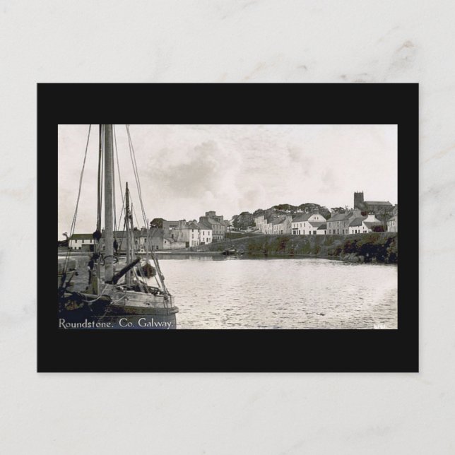 Ancienne carte postale - Roundstone, Co Galway, Ir (Devant)