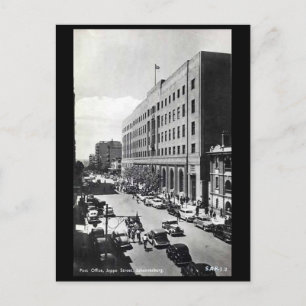 Ancienne carte postale - rue Jeppe, Johannesburg