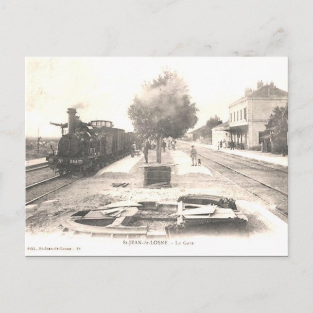 Ancienne carte postale - Saint-Jean-de-Losne, Côte (Devant)