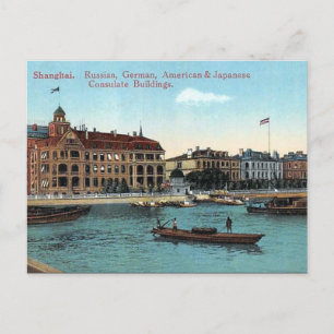 Ancienne carte postale - Shanghai, Chine