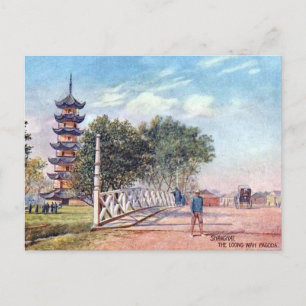 Ancienne carte postale - Shanghai, Chine
