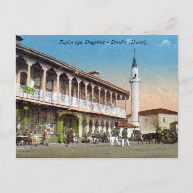 Ancienne carte postale - Shkodra/Scutari, Albanie (Devant)