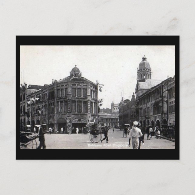 Ancienne carte postale - Singapour (Devant)