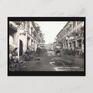 Ancienne carte postale - Singapour