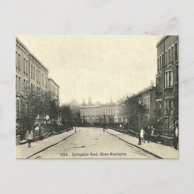 Ancienne carte postale - Stoke Newington, Londres (Devant)