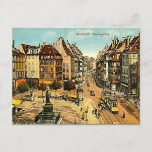 Ancienne carte postale - Strasbourg, France