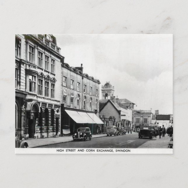 Ancienne carte postale - Swindon, Wiltshire (Devant)