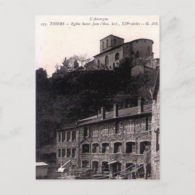 Ancienne carte postale - Thiers, Puy de Dôme, Fran (Devant)