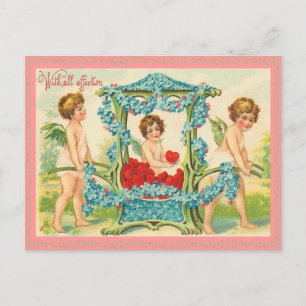 Ancienne carte postale Valentine