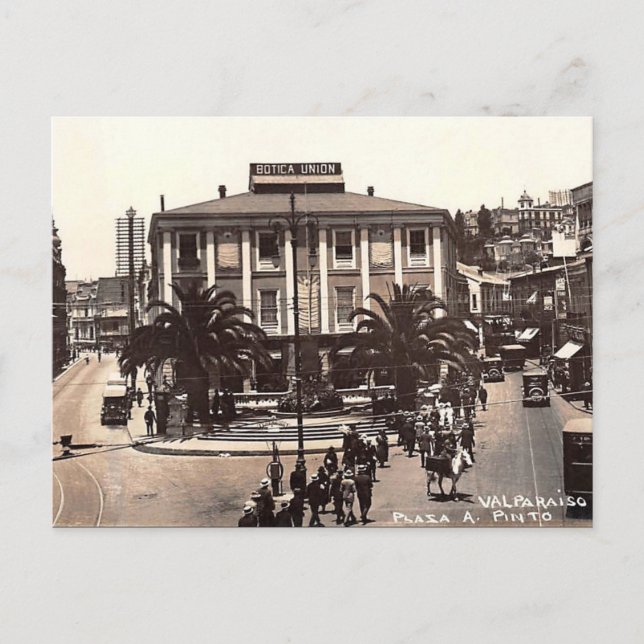 Ancienne carte postale - Valparaiso, Chili (Devant)