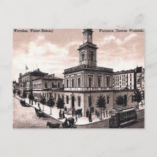 Ancienne carte postale - Varsovie, Pologne