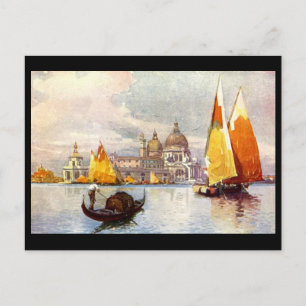 Ancienne carte postale - Venise, Italie