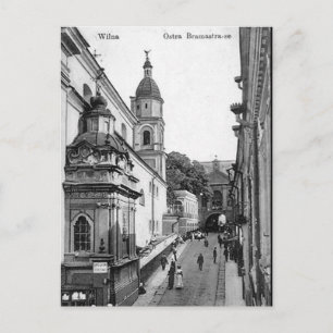 Ancienne carte postale - Vilnius, Lituanie