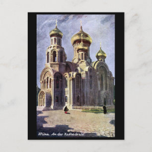Ancienne carte postale - Vilnius, Lituanie