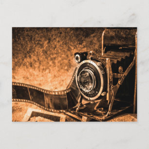 Ancienne carte postale vintage d'appareil photo