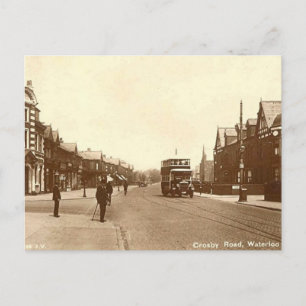 Ancienne carte postale - Waterloo, Merseyside