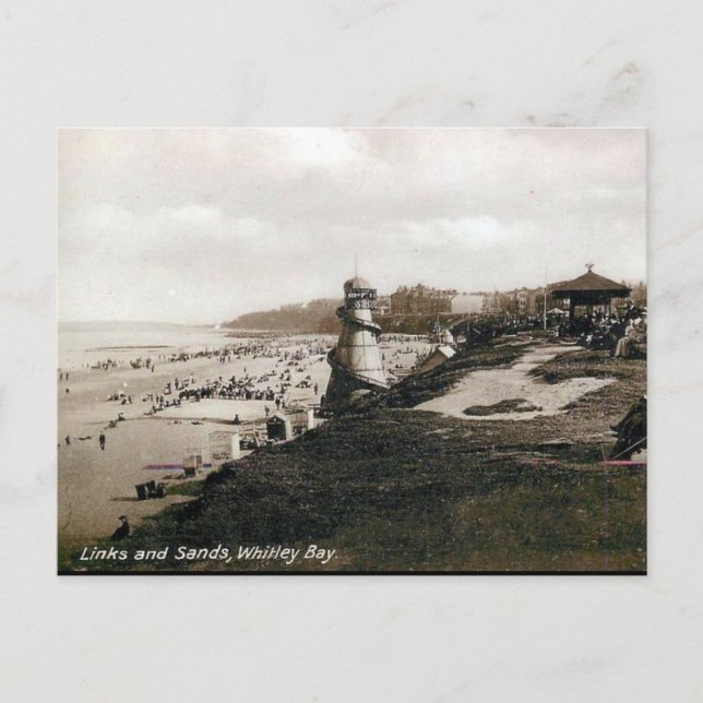 Ancienne carte postale - Whitley Bay, Tyne et Wear (Devant)