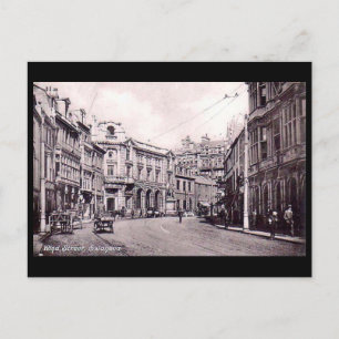Ancienne carte postale - Wind Street, Swansea