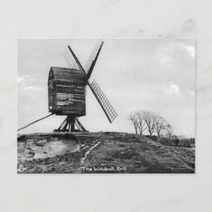 Ancienne carte postale - Windmill, Brill, Bucks