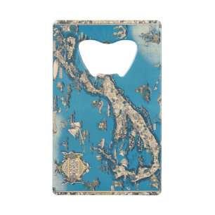 Ancienne carte Vintage des Bermudes