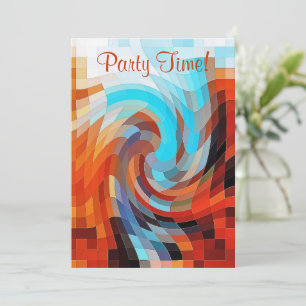 ANCIENNE INVITATION À LA GRIPPE