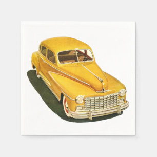 Ancienne serviettes en papier de voiture