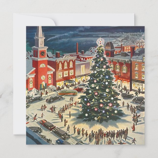 ANCIENNES INVITATIONS DE VACANCES D'ÉCLAIRAGE D'AR (Devant)