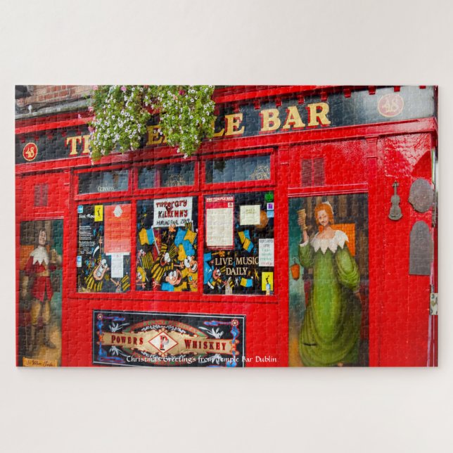 Anciens pubs de Dublin. Irlande Puzzle (Horizontal)