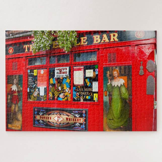 Anciens pubs de Dublin. Irlande Puzzle (Horizontal)