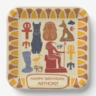 Ancient Ägypten betrachtete Custom Party Pappteller