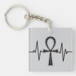 Ancient Ankh Mystique Schlüsselanhänger Silver