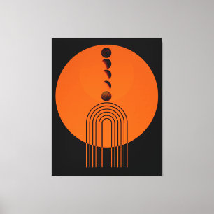 Ancient Arch Century Moon Planet Leinwanddruck