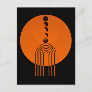 Ancient Arch Century Moon Planet Postkarte