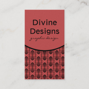 Ancient Arches Business Card, Coral Visitenkarte