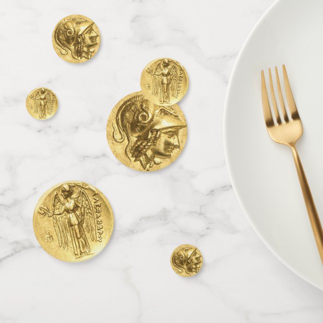 Ancient Athena Coin Konfetti (Gruppe)