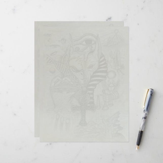 Ancient Außerirdischen , Anubis (Vorderseite/Rückseite Beispiel)