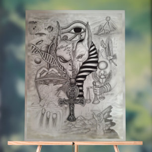 Ancient Außerirdischen , Anubis Acrylschild