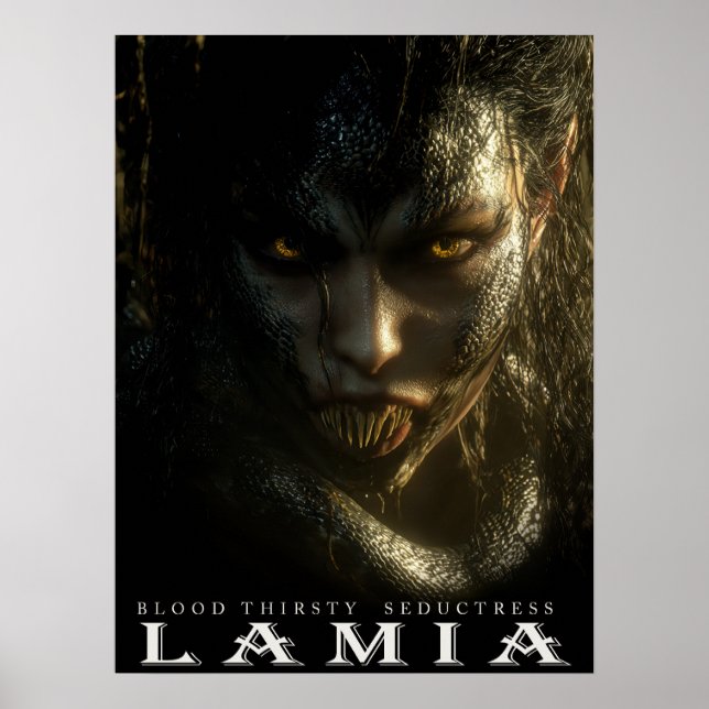 Ancient Beast & Creatures: LAMIA Poster (Vorne)