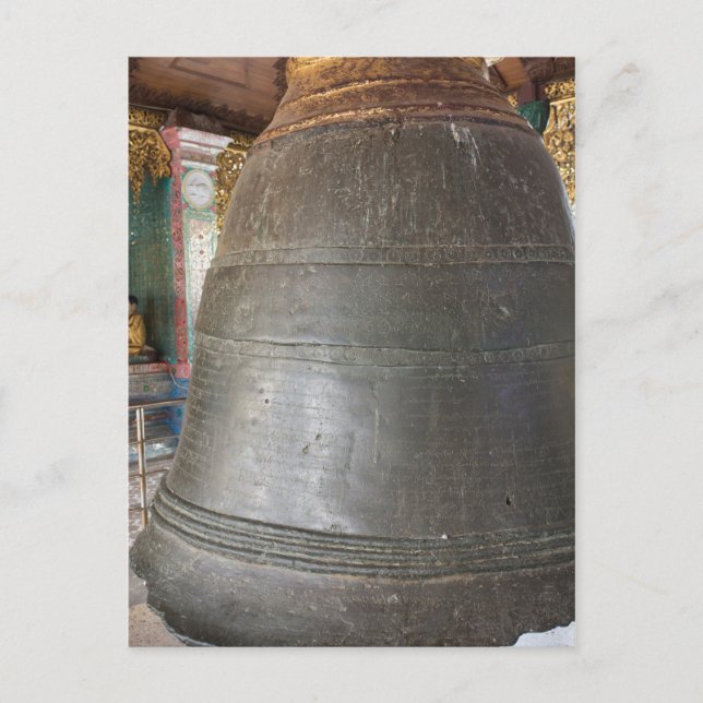 Ancient Bell im Tempel Postkarte (Vorderseite)
