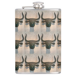 Ancient Bull Flachmann