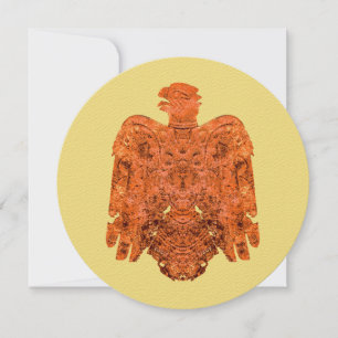 ANCIENT COPPER PEORIA FALCON WIEDERHERGESTELLTE Hi
