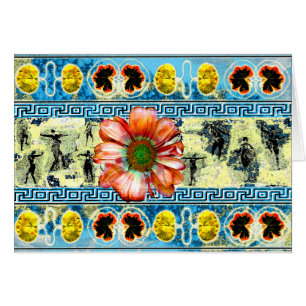 Ancient Dance Blume Patterns & Tänzer